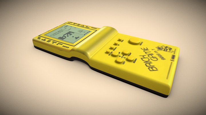 Retro Console 3D Model