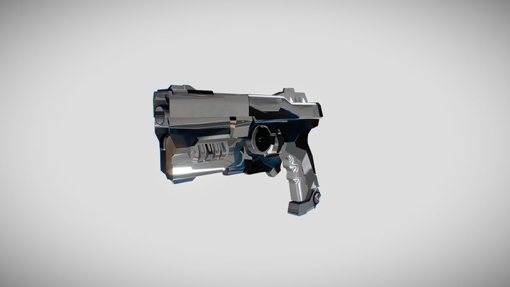 Sci fi Pistolet 3D Model