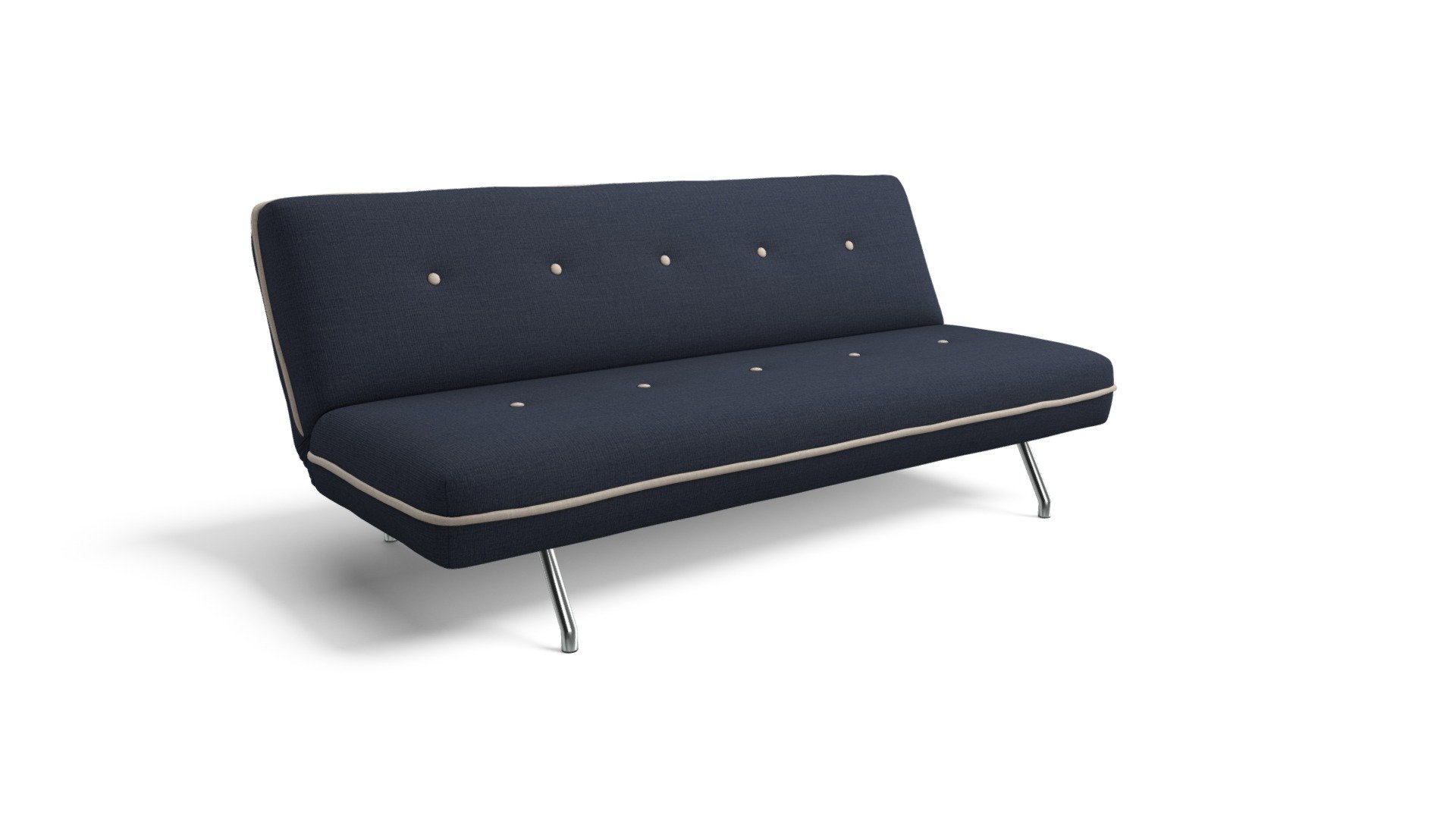 Miki Sofa Bed, Quartz Blue
