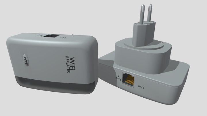 Wifi Repeater 3D Model