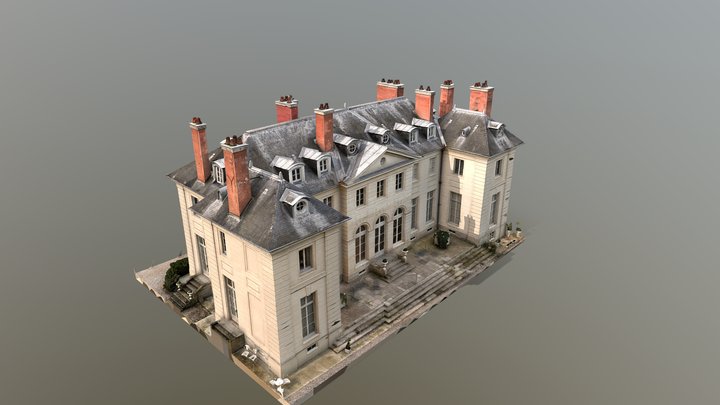 Château de la Chesnaie - Drone Scan 3D Model