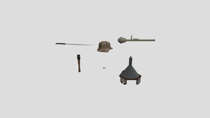 The 6 Props 3D Model
