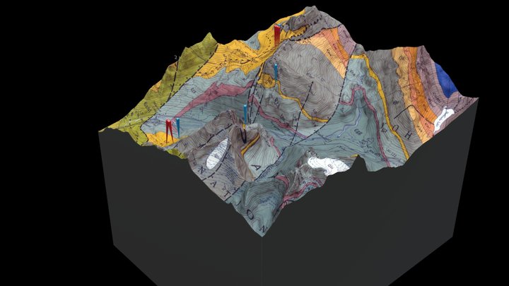 Burgess shale geology map