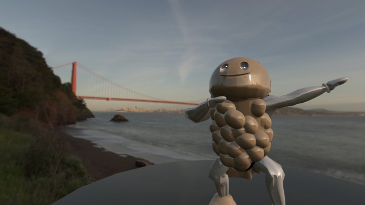 米粒人 3D Model