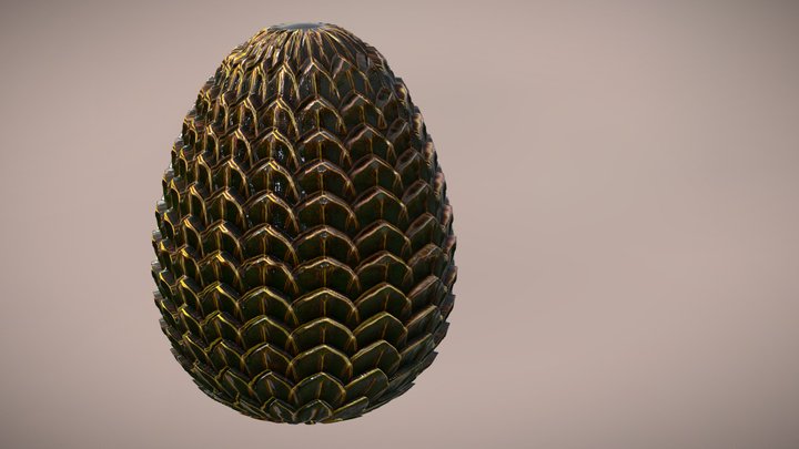 Dragon Egg 3D Model