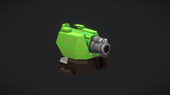 Gun tower 3D Model