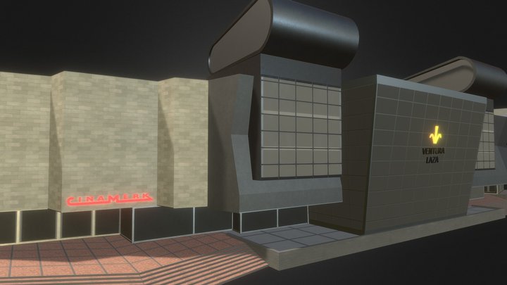 Mall Center Ventura test bricks 1 3D Model