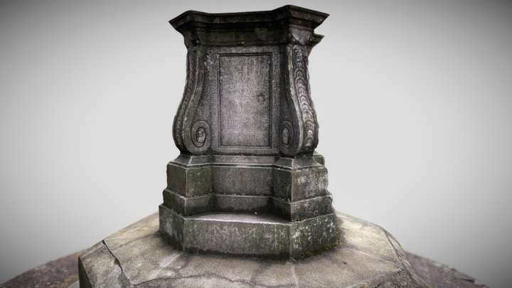 Memorial Stone Emperor Wilhelm I 1887 3D Model