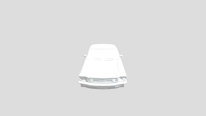 Ford Mustang Fastback 1967 3D Model