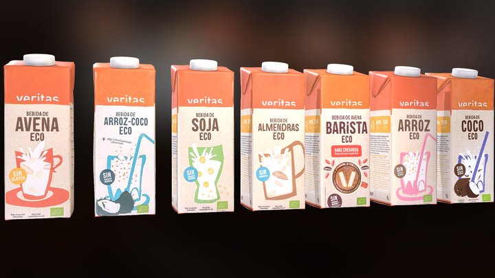 LECHES AVENA VERITAS 6X – Free 3D Model STL