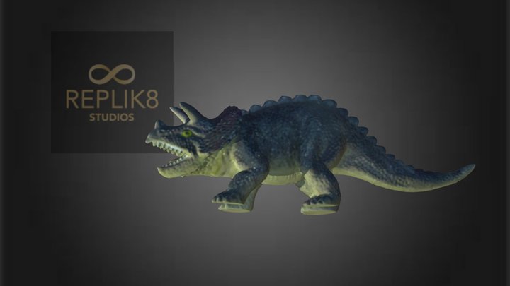 Triceratops Dinosaur 3D Model