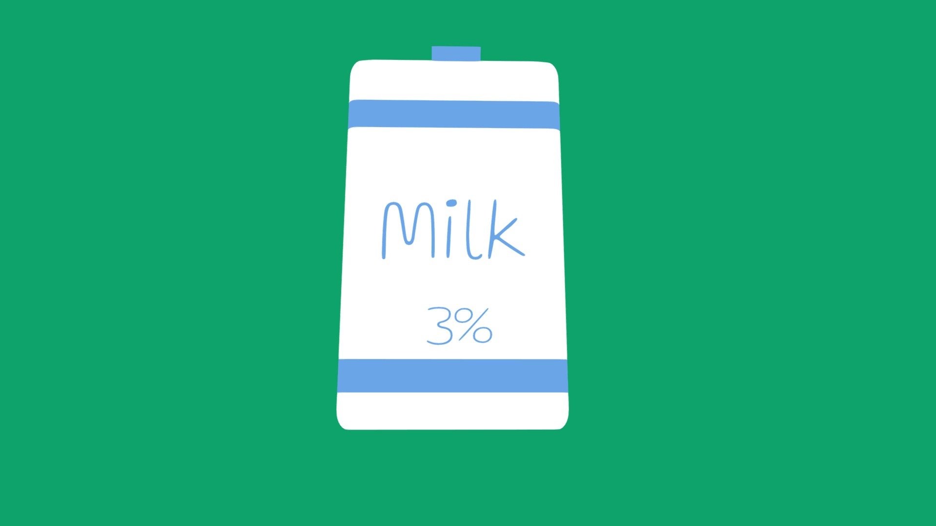 Low Poly Milk Carton
