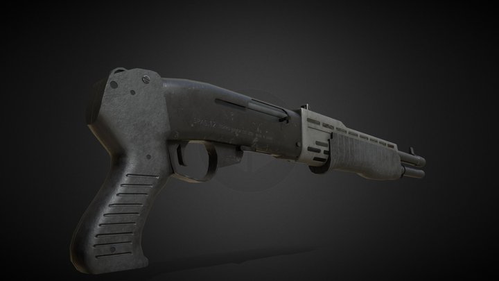 Spas-12 3D Model