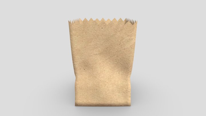 Paper bag 3D Model