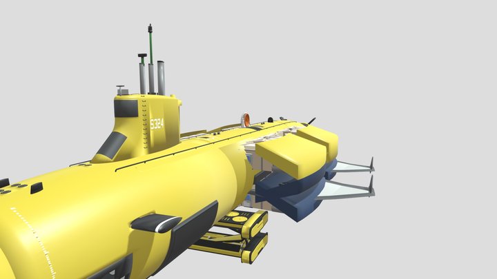 The Yellow Submarine – Modelo 3D gratuito STL