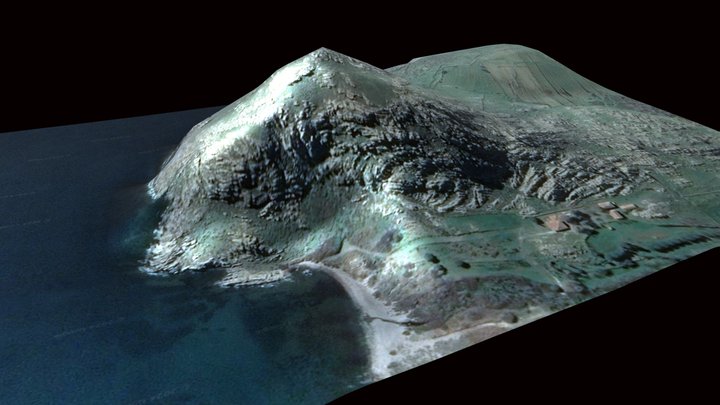 Ηφαιστειακός δόμος Αγ.Παύλου 3D Model