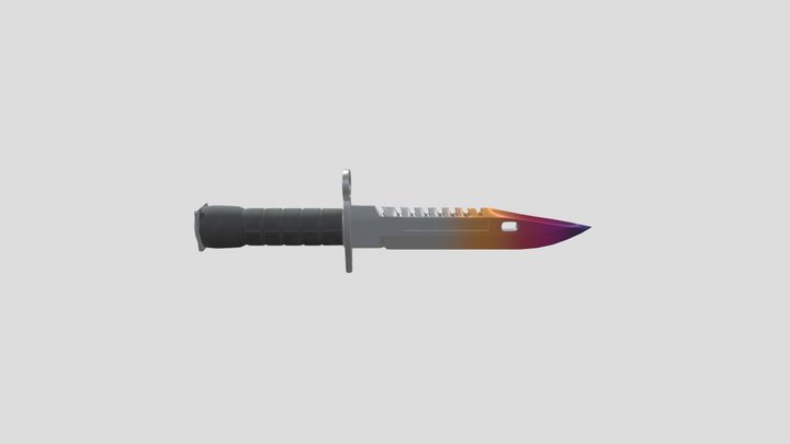 M9 Bayonet Fade 3D Model