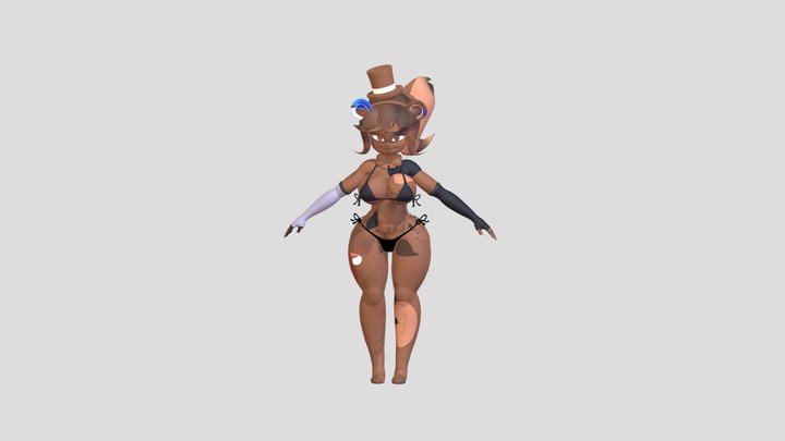 fredina-in-bikini 3D Model