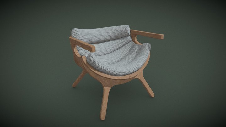 Shell Chair – Free 3D Model STL