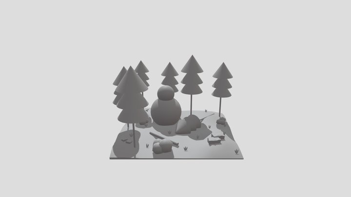 Environment Blockout 3D Model