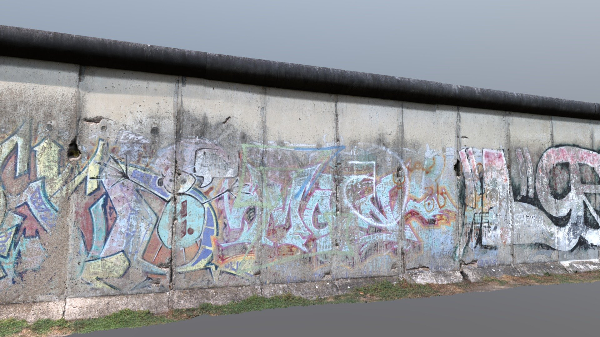 Berlin Wall segment at Bernauer Str. Berlin