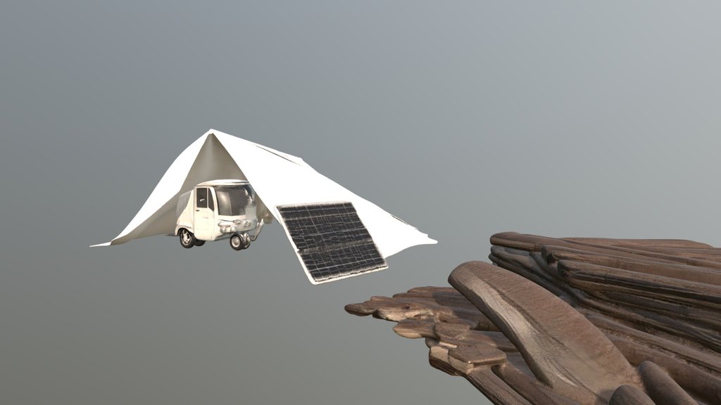 Low cost mobile home for nomads or homeless