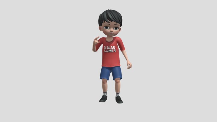 Nalar Gamer 3D Model