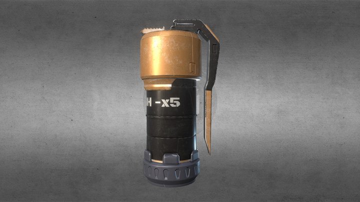 Grenade Game Assets 3D Model