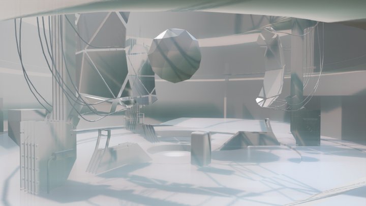 old game jam level 3D Model
