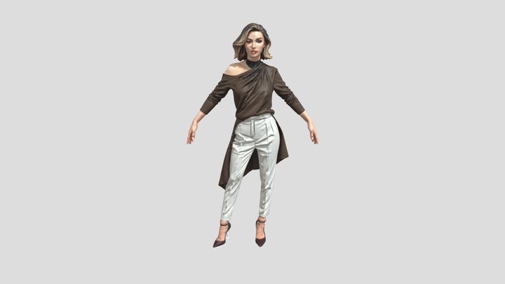 Elegant Poise 3D Model