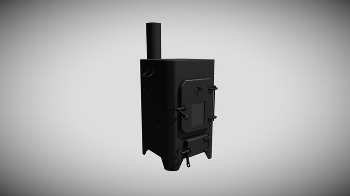 wood stove 3D Model