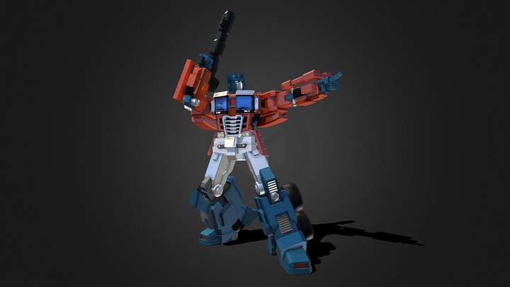 IDW Optimus Prime 3D Model