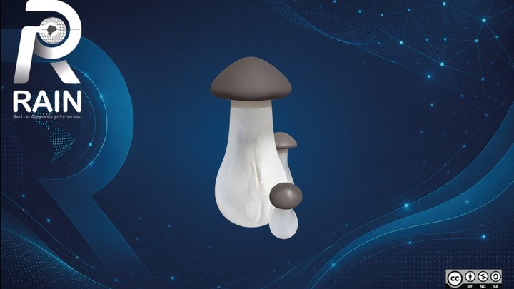 King Oyster (Pleurotus Eryngii) – Free 3D Model STL