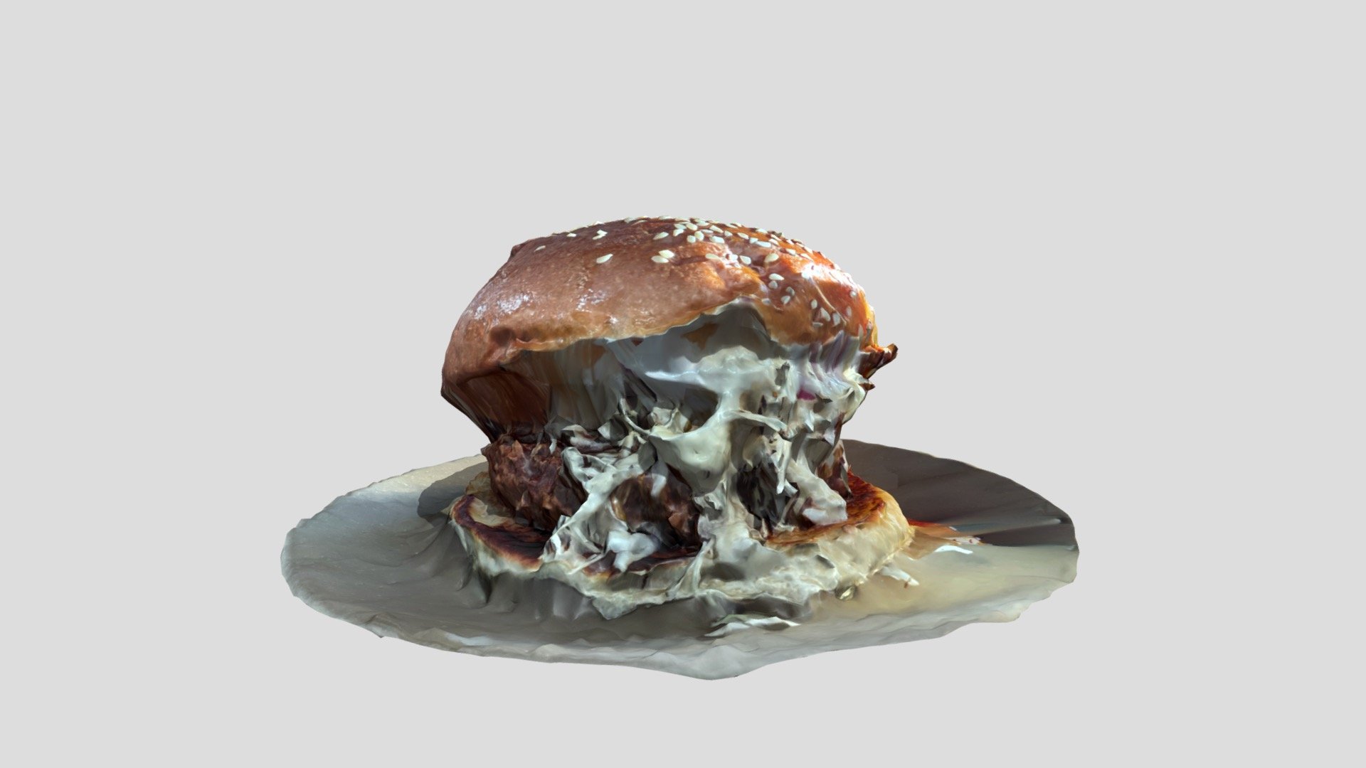 OC Ume Burger Scan (Reduced Quality) — Sketchfab embed 3D viewer