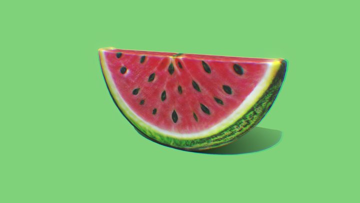 slice of watermelon 3D Model