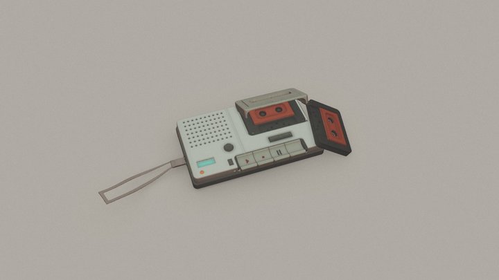 Cassette player! 3D Model