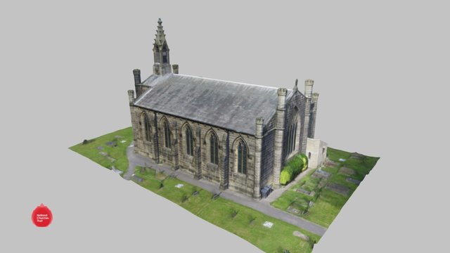 Christ Church, Stannington, Sheffield, England 3D Model