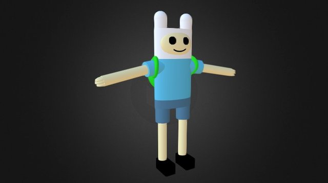 Adventure Time Character Practice 3D Model