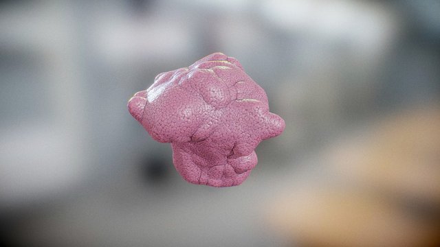 Alien Brain Test 3D Model