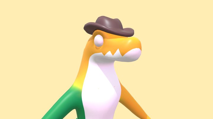 Gummigoo - The Amazing Digital Circus 3D Model