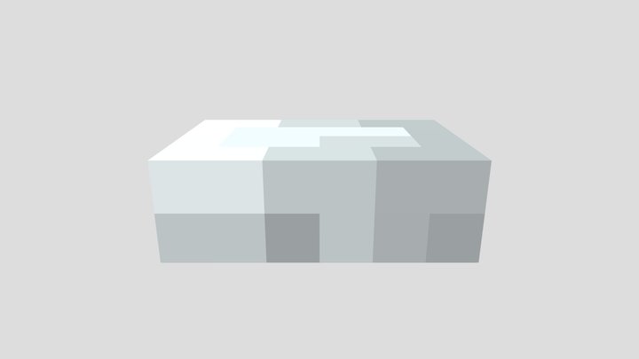 Iron ingot 3d