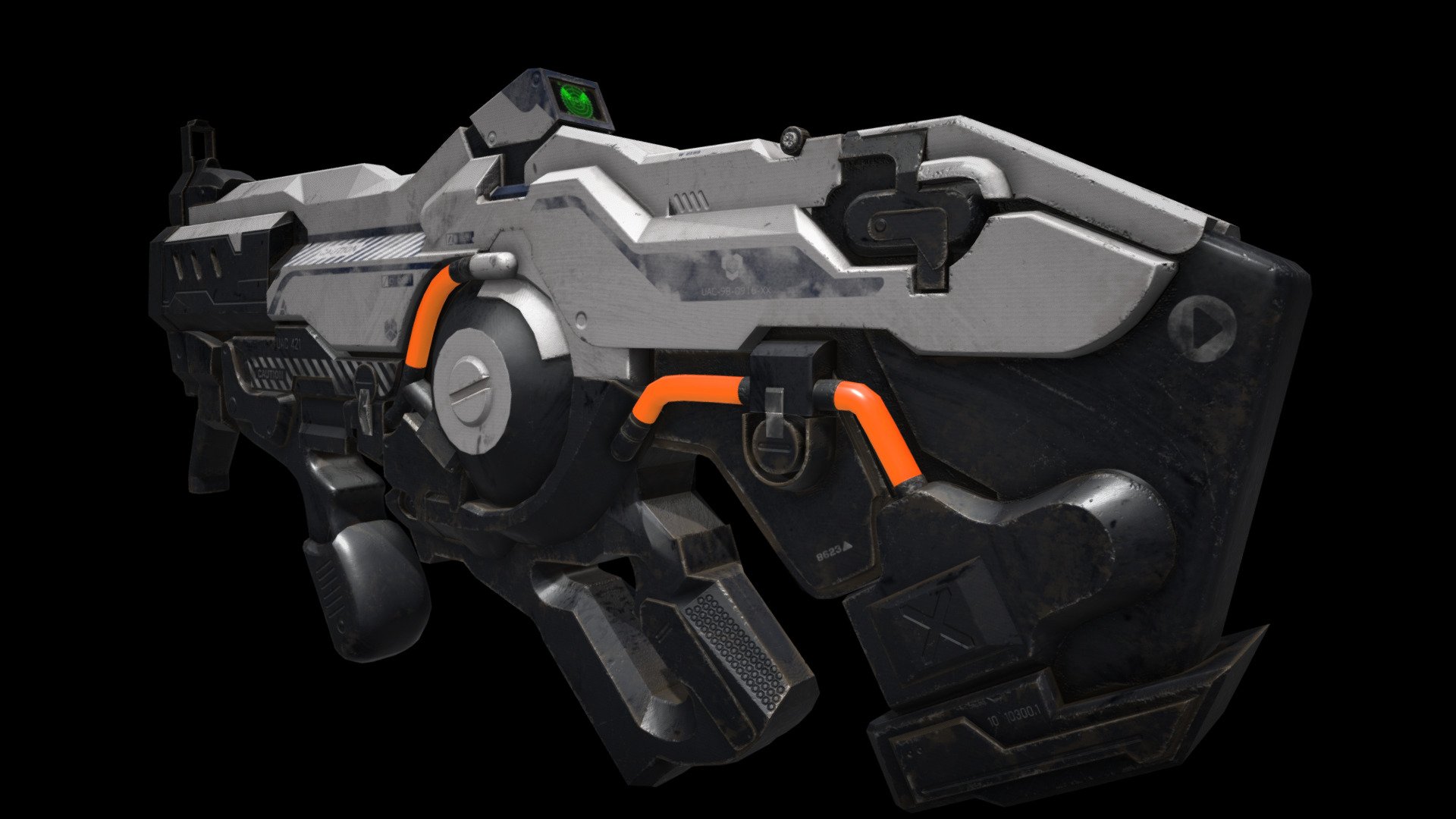 DOOM Plasma rifle - 3D model by Rajesh (@Rajesh9701) [9cdb6a0] - Sketchfab