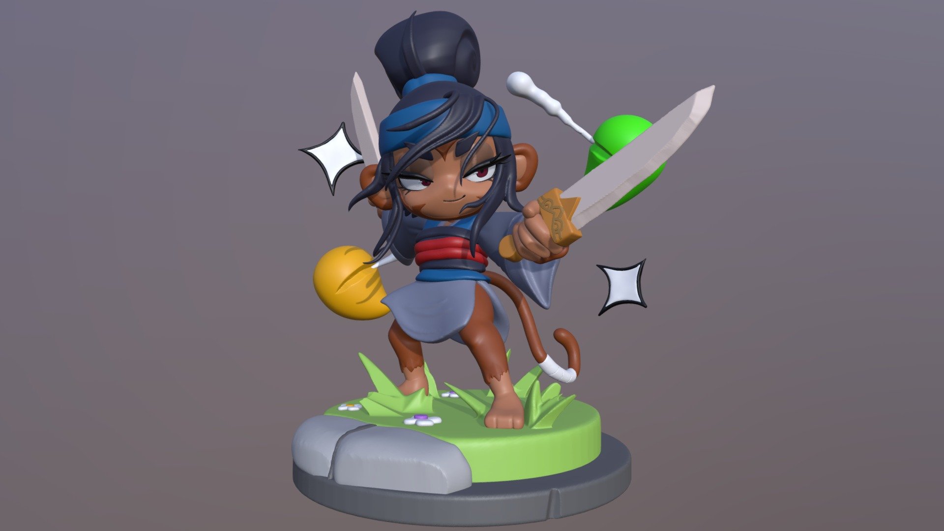 Sauda from the hit game btd6 - Download Free 3D model by gragax version ...