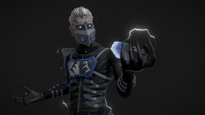 Electeron Character 3D Model