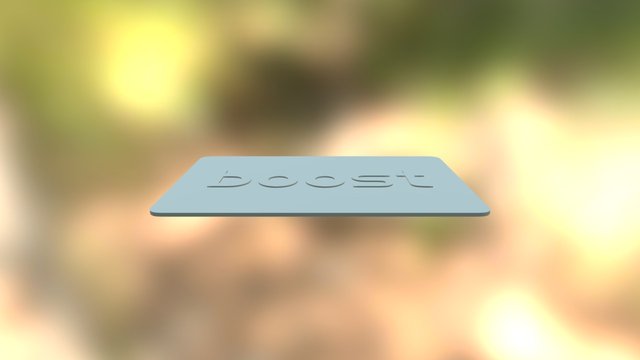 Boost Card 3D Model
