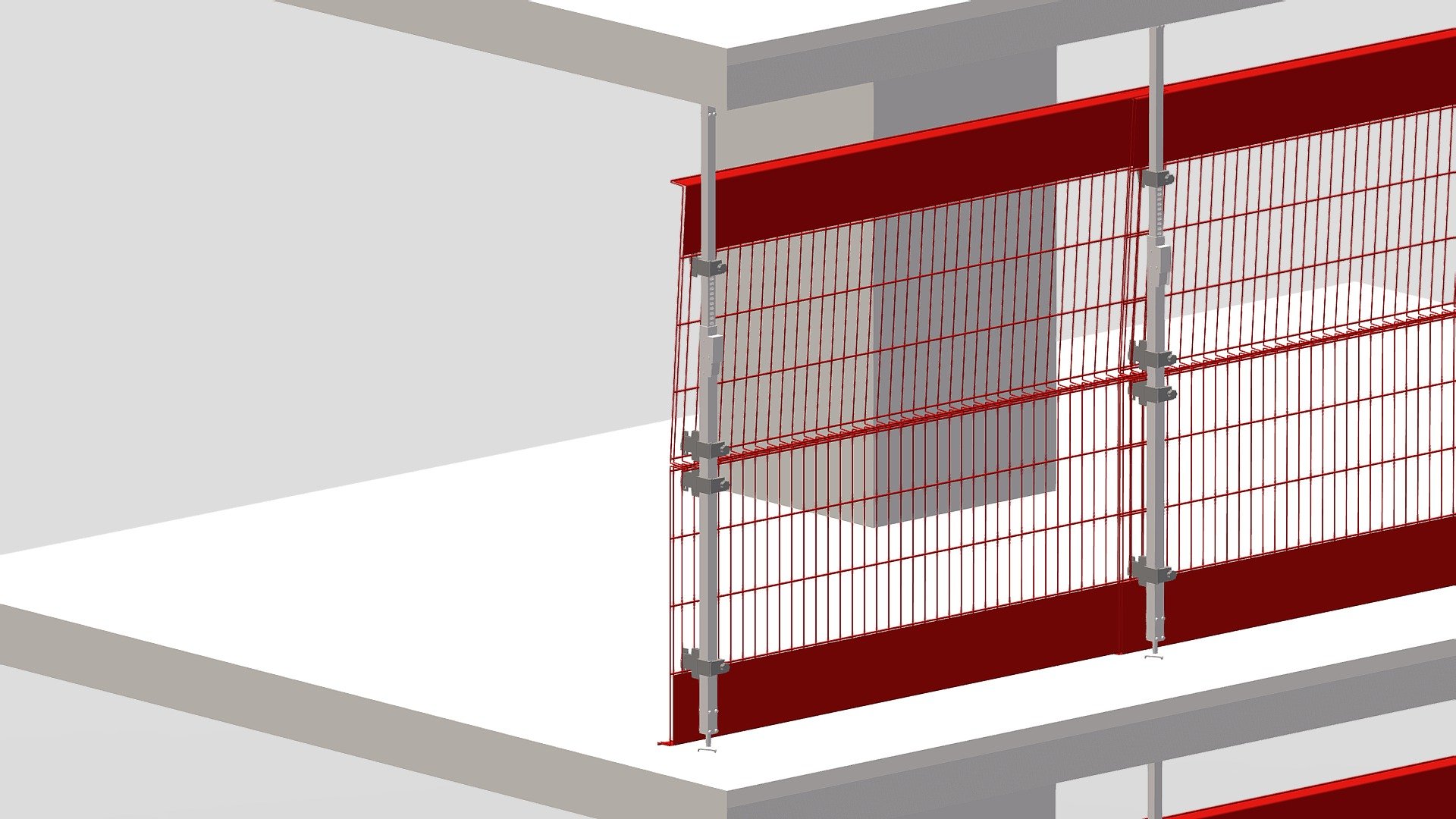 Poste Baranda Pantalla — Sketchfab embed 3D viewer