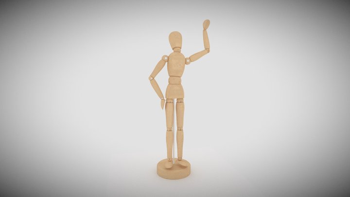 Woodenman1 3D Model