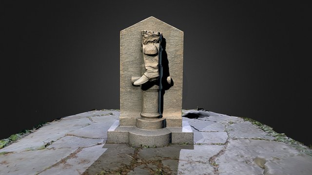 Boot Monument 3D Model