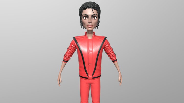 Michael Jackson Thriller 3D Model