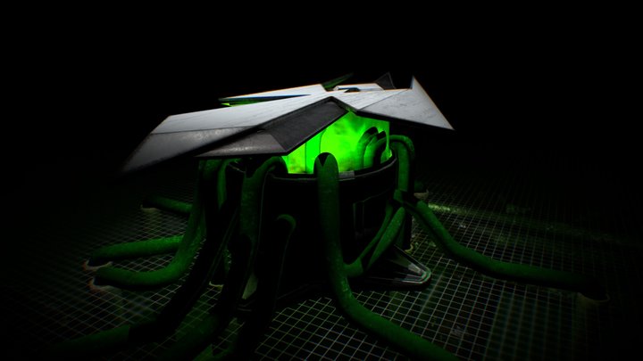 Hoverboard Bane 3D Model